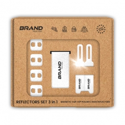 3 in 1 Set | Magnet Clip - Zip Pullers - Shoe Reflectors